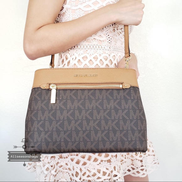 NWT Michael Kors Hailee brown Xs Satchel crossbody - Picture 6 of 8